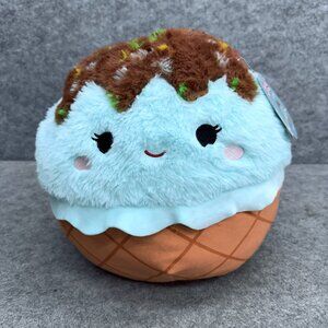 Original Squishmallow Maya the Mint Ice Cream Sundae FuzzAMallow 12" Plush NEW